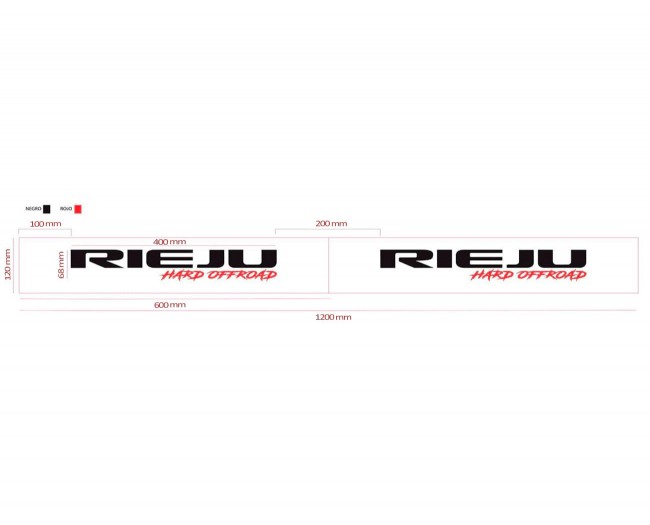 RIEJU Hard Off-Road Circuit Tape 400m