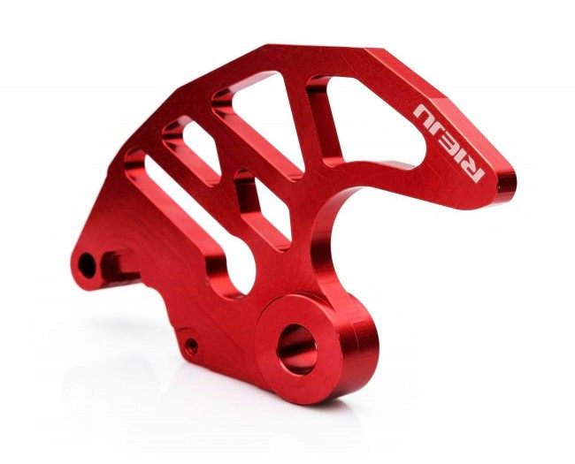 Factory Racing Aluminium Rear Brake Disc Guard Red