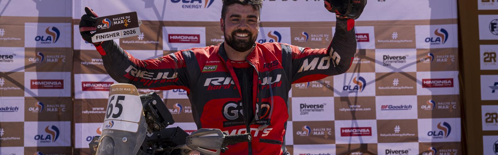 RIEJU completes the Rallye du Maroc with the Rally 307 and August Castellà at the controls