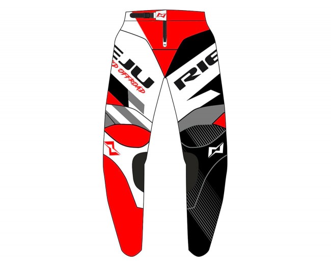 Pants Hard Off-Road Red