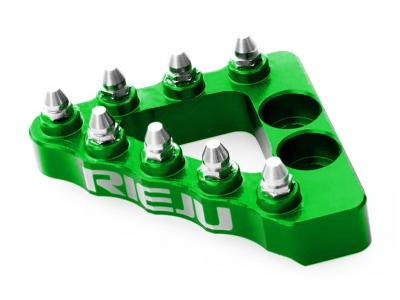 Factory Racing Aluminium Brake Pedal Tip Green