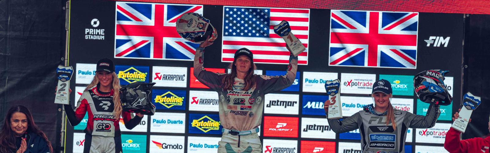 VICTORIES FOR Rachel Gutish AND Rosie Rowett AT THE ENDUROGP WORLD CHAMPIONSHIP IN OLIANA