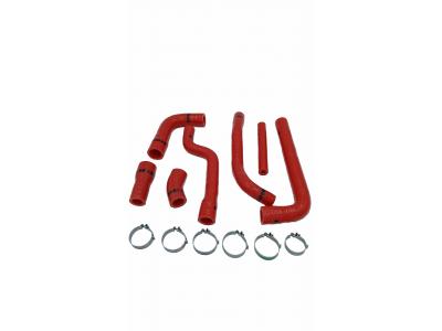 Red Radiator Hoses with Logo