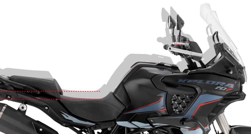 The XPLORA 707 adapts to you