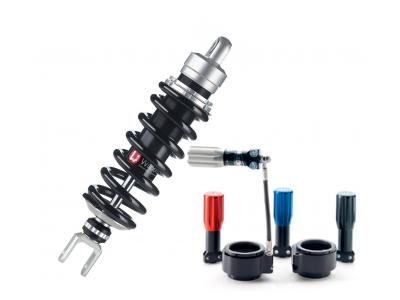 Wilbers 640 Competition Shock Absorber + Hydraulic Preload Knob