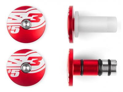 Handlebar End S3 Ø12 mm Red