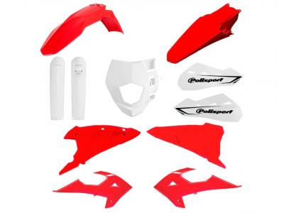 Complete Plastic Kit MR White/Red