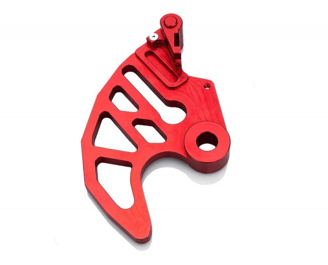 Factory Racing Aluminium Rear Brake Disc Guard Red