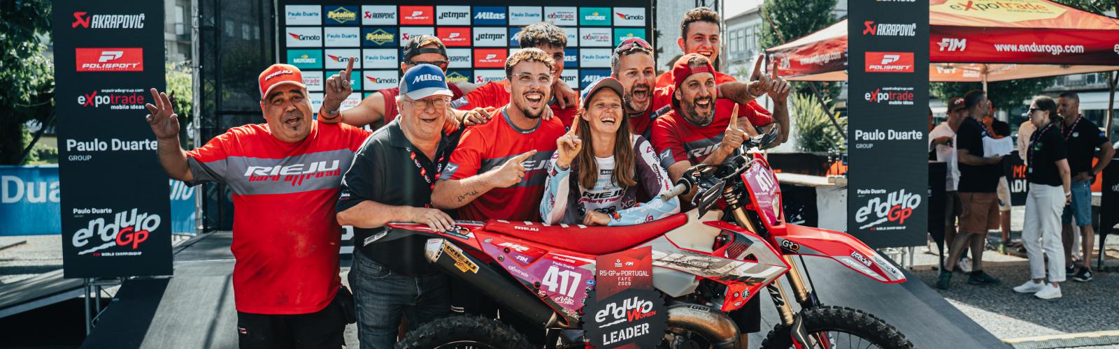 RIEJU ONCE AGAIN REIGNS IN THE WOMEN’S ENDURO WORLD CHAMPIONSHIP WITH ITS THIRD CONSECUTIVE TITLE, THE SECOND TOGETHER WITH RACHEL GUTISH!