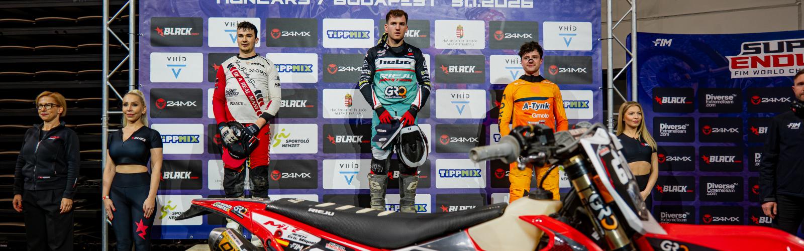 NUEVO DOBLETE DE ERIC MIQUEL EN EL GP DE HUNGRIA DE SUPERENDURO