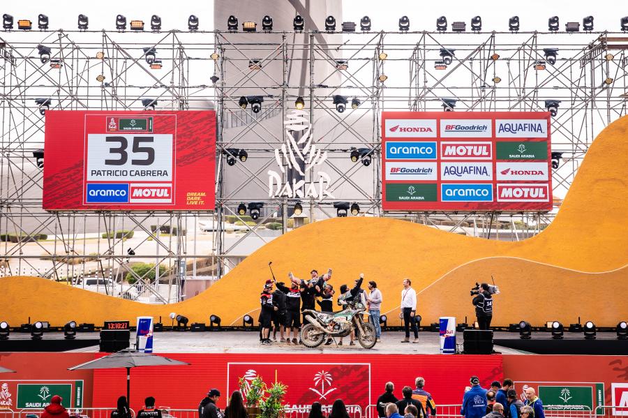 THE RIEJU LEGEND TEAM WITH PATRICIO CABRERA MAKES DAKAR HISTORY!