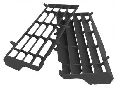 Kit Rejillas Radiador Negro