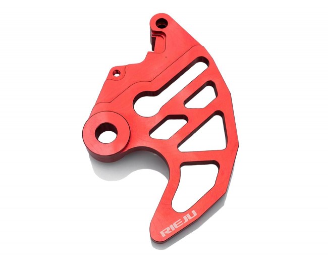 Factory Racing Aluminium Rear Brake Disc Guard Red