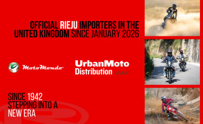 Official RIEJU importers in the United Kingdom since January 2026