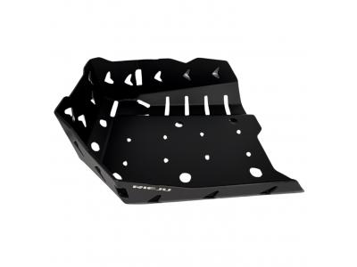 Aluminium Skidplate for XPLORA 557 in texturized black colour
