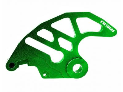 Factory Racing Aluminium Rear Brake Disc Guard Green