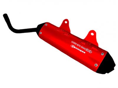 MRT Aluminium Silencer Red
