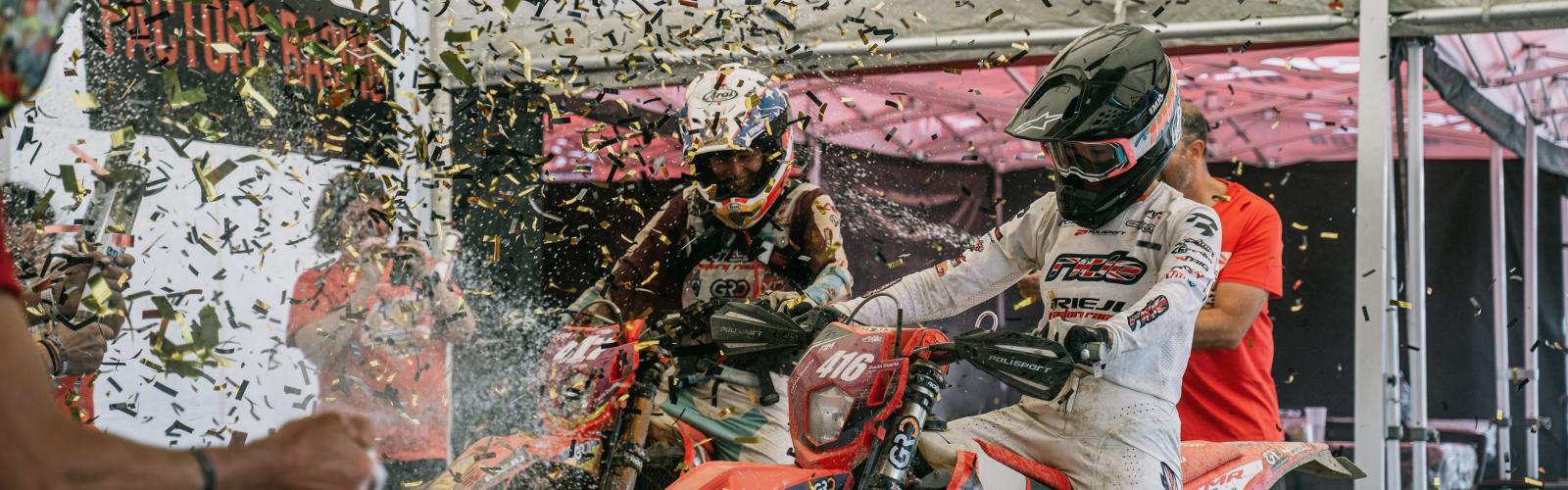 RACHEL GUTISH AND ROSIE ROWETT, 2026 ENDUROGP WOMEN'S WORLD CHAMPION AND RUNNER-UP